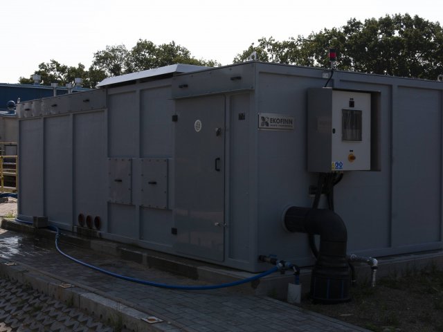 2. Biofiltr punktu zlewnego ścieków dowożonych